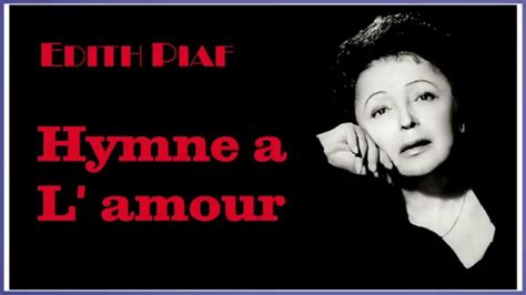 l'immensité l'amour lyrics english|Edith Piaf .